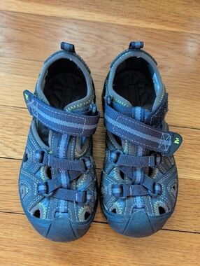 Merrell - Toddler Size 10 Blue Active Closed-Toe Sandals